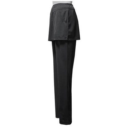 Loeuf ルフ 薄手スコート付きパンツ レディース テニスウェア 339PA 日本製