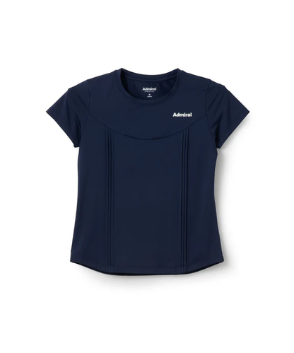 【SALE】 30％OFF Admiral アドミラル テニスウェア レディース フロントピンタックTEE ATLA609 Tシャツ ゲームシャツ