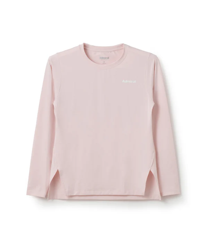 ADMIRAL アドミラル サイドスリットヘムL/S TEE ATLA611 ピンク M Lサイズ
