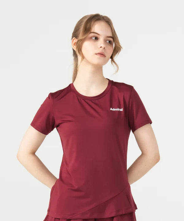 Admiral アドミラル テニスウェア レディース アシンメトリータックヘムTEE ATLA646 2026年発売
