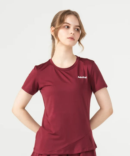 Admiral アドミラル テニスウェア レディース アシンメトリータックヘムTEE ATLA646 2026年発売