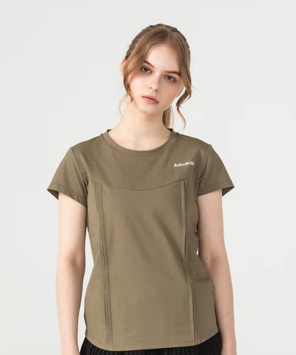 Admiral アドミラル テニスウェア レディース ピケサッカーピンタックTEE ATLA661 2026年発売
