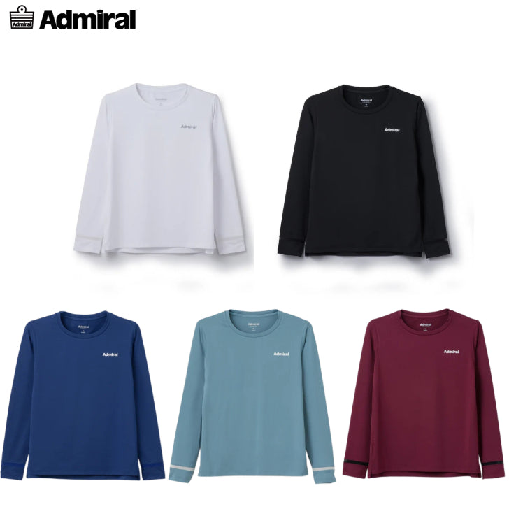 Admiral アドミラル レディース メッシュテープカフスL/S TEE ATLA647 2026年発売