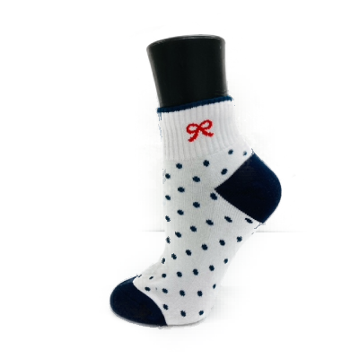 レディース ドットショートソックス 3足組 FSA2302